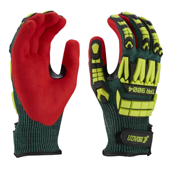 Udyogi Udyogi Safety Gloves Impact Resistance Ÿ?? Cut Level 5 liner TPR 9004 Hand Protection - VMHSFT5932