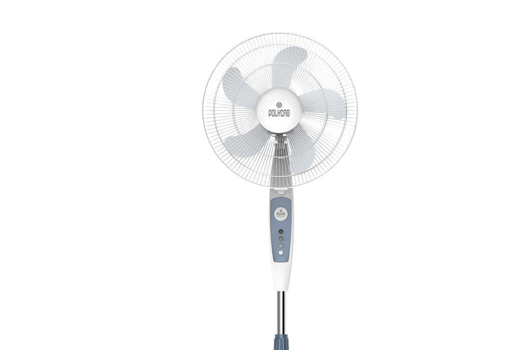 Polycab  Elanza PP01 400mm 16 P Wall Fan (White Grey)