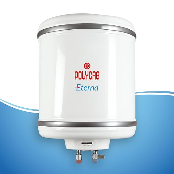 Polycab Eterna 10L Storage Water Heater (Geyser 10 litres) (White)