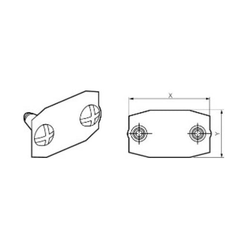 Legrand 689777 COUPLERS FOR 100X38 RACEWAY