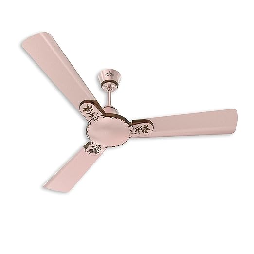 Polycab 48 Eleganz Plus 1200mm 1 star rating Energy Saving 3 Blade Ceiling Fan (Rose Gold)