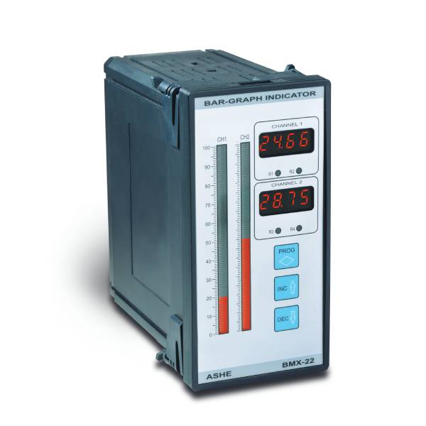 Bar Graph Indicator Controller, Dual-channel (160x80 mm)
BMX-22