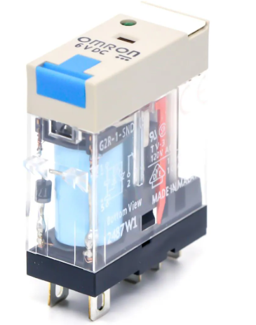 Omron G2R 2 SN DC24. PCB RELAY DPDT DC24 WITH LED.