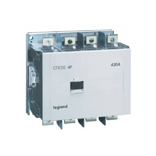 Legrand 416496 420A AC1 330A AC 3 4Pole Auxillary 2NO 2NC POWER CONTACTOR COIL 100 240VAC