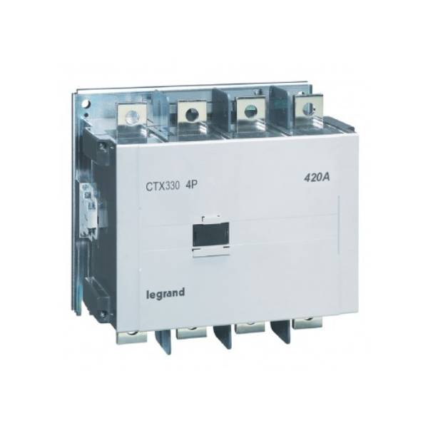 Legrand 416496 420A AC1 330A AC 3 4Pole Auxillary 2NO 2NC POWER CONTACTOR COIL 100 240VAC