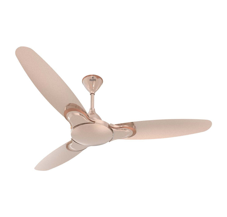 Polycab 48 Vital Petal 1200mm High Speed Premium Metalic Ceiling Fan (Rose Gold)