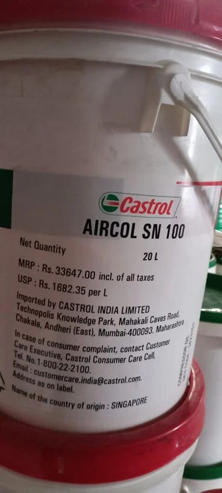Castrol Aircol Sn 100 20L Sg