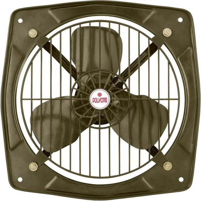 Polycab Freshne ES Metal 300MM (12) E FAN FRESHNER ES METAL MET.GOLD BLACK NS 300 mm Exhaust Fan  (Black)