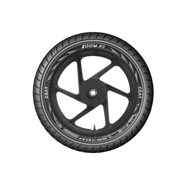 CEAT 90/100-10 Zoom X3 Tube Less 53J Scooter Tube Less Tyres