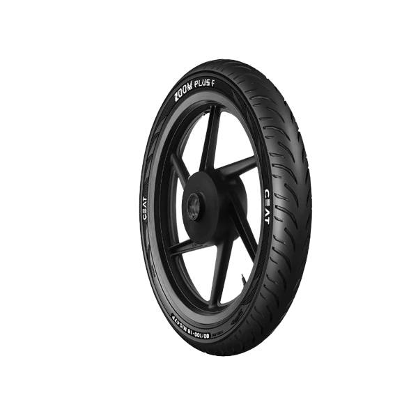 CEAT 100/80-17 Zoom Plus F Tube Less 52P Sz Motorcycle Tube Less Tyre