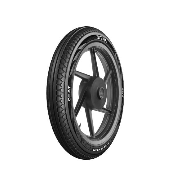 CEAT 2.75-18 Psafe Gripp F Tube Less 42P Motorcycle Tube Less Tyre