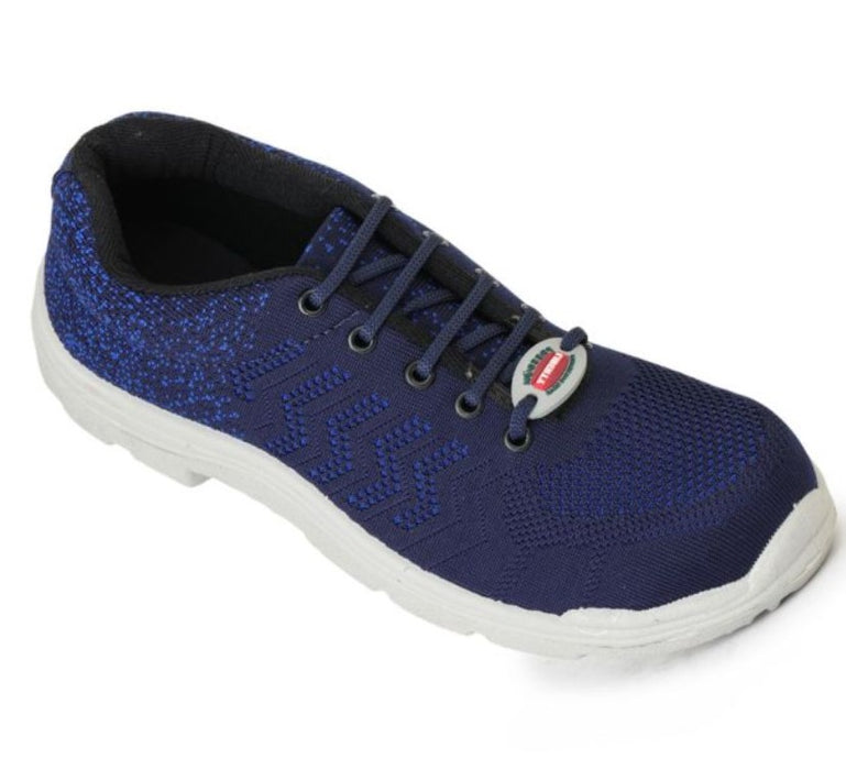 Liberty Pvc Freedom Vijeta Wh R. Blue  Safety Shoes