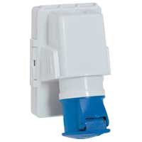 Legrand 55553 250V AC 50HZ. 16A20A 2P EIP44 TEMPRA SURFACE MTG. SOCKET