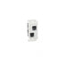 Legrand 675544 1 MODULEMYLINC DOUBLE RJ 11 TELEPHONE SOCKET(675544) (Set of 2)