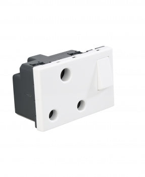 Legrand 573510 16A 3 PIN 2P E 3 MODULE INDIAN ARTEOR STANDARD SOCKET