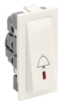 Legrand 673404 6 A BELL PUSH WITH INDICATOR 1 MODULE (BRITZY)