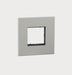 Legrand 575711 2 MODULE PEARL ALUMINIUM COVER WITH FRAME ARTEOR PLATE
