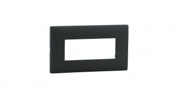 Legrand 676353 4 Modules matt grey plate (Set of 2)