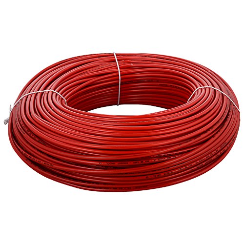 Polycab 2.5 Sqmm Single Core FR Red Copper Pvc Insulated Flexible Cable, Length: 100 m