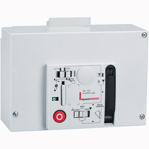 Legrand 026127 MOTOR DRIVEN HANDLE FOR DPX 1250 AND 1600 FRONT OPERATED 230V ACDC FOR 1600A MCCB