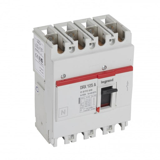 Legrand 027029 63A 4P ICU 10kA FRAME : DRX100 DRX MCCB