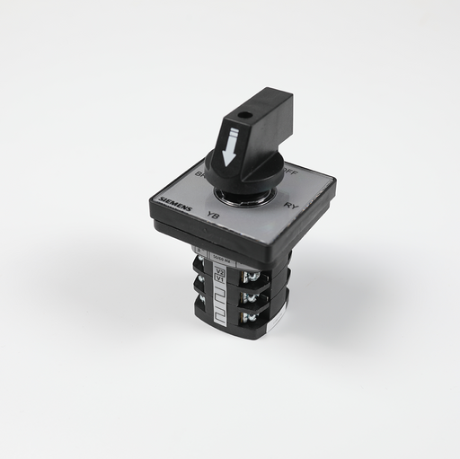 Siemens 3LD40014DC300RC0 6A LINE VOLTAGE WITH OFF 7 POSITION VOLTMETER SELECTOR SWITCH