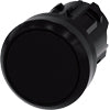 Siemens 3SU10000AB100AA0 Pushbutton 22 mm round plastic black pushbutton flat momentary contact type