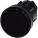 Siemens 3SU10000AB100AA0 Pushbutton 22 mm round plastic black pushbutton flat momentary contact type