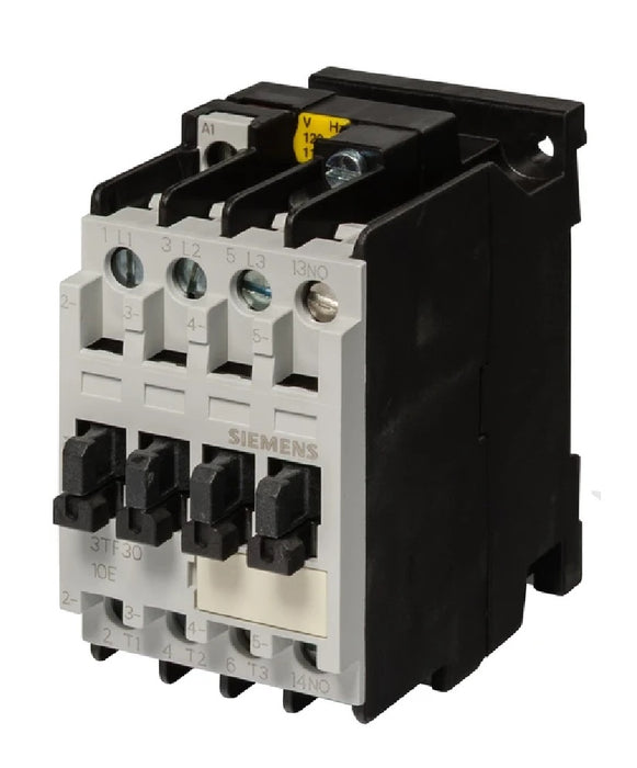 Siemens 3TF30100BF4 SIZE 0 9A 1NO 1NC 110V DC SICOP POWER CONTACTORS.