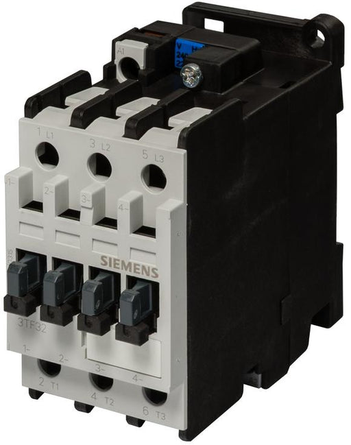 Siemens 3TF3200 0AU0 16A 240VAC SICOP POWER CONTACTOR.