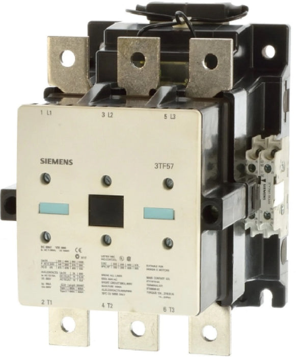 Siemens 3TF5702 OCM7 475A 2NO 2NC 200 240V SICOP POWER CONTACTOR 5060HZ