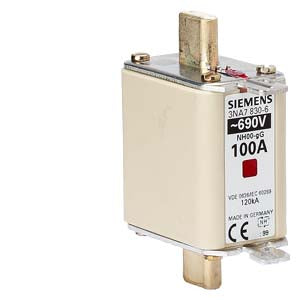 Siemens 3NA78306RC 100A SIZE 00 690V AC S.C. BREAKING CAPACITY 120Ka (sym.) HRC DIN FUSE