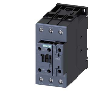 Siemens Contactor Ac3 30Kw400V 1No 1Nc 230V Ac 50Hz 3 Pole Size S2 Screw Terminal 3RT20371AP00