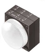 Siemens WHITE LENS ASSEMBLY WITH HOLDER 3SB52016BG00 (Set of 5)