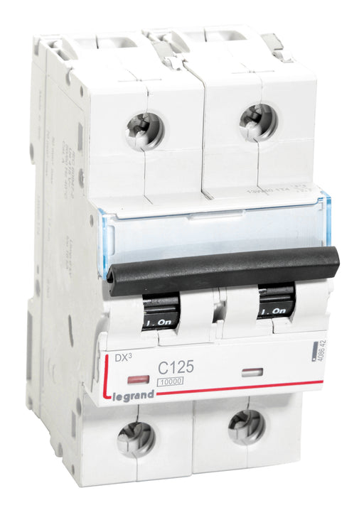 Legrand 408642 125A DP 10kA AC:230400V DX3 MCB