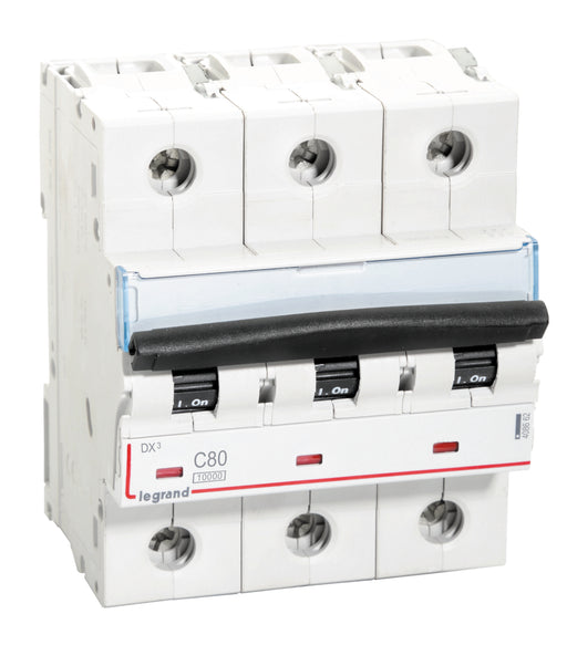 Legrand 408662 80A TP 10kA AC:400V DX3 MCB