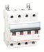 Legrand 408705 125A FOUR POLE 10kA 400V AC 6 MODULE DX3 MCB