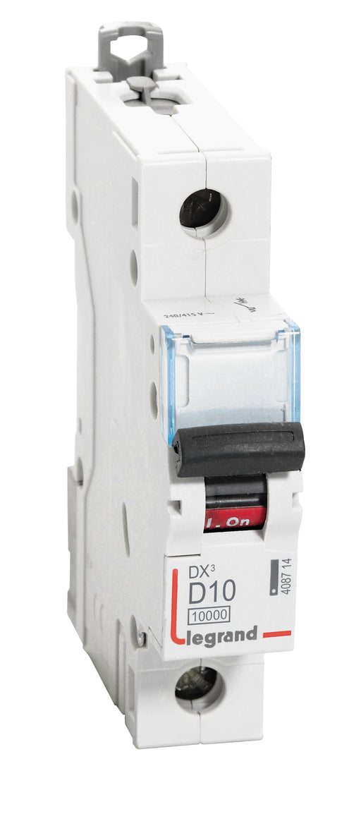 Legrand 408714 10A SP 10kA D ~ AC:240410V DX3 MCB