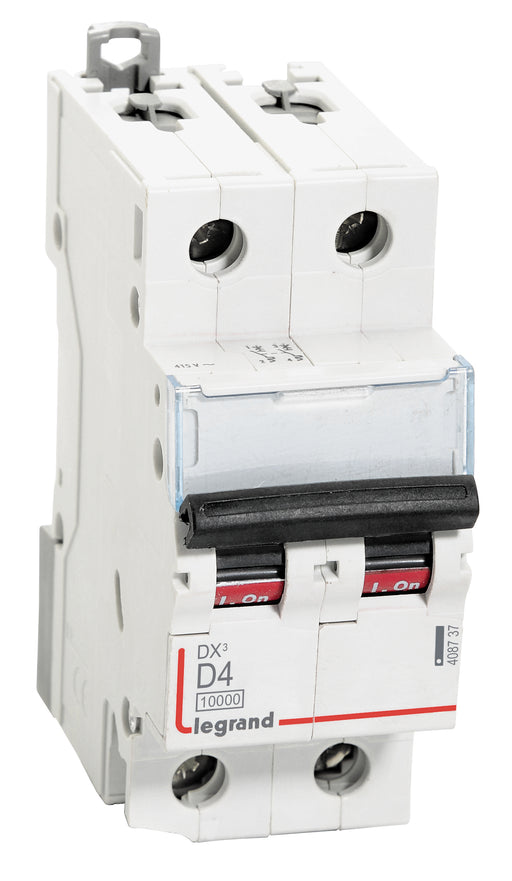 Legrand 408737 4A DP 10kA D ~ AC:415V DX3 MCB