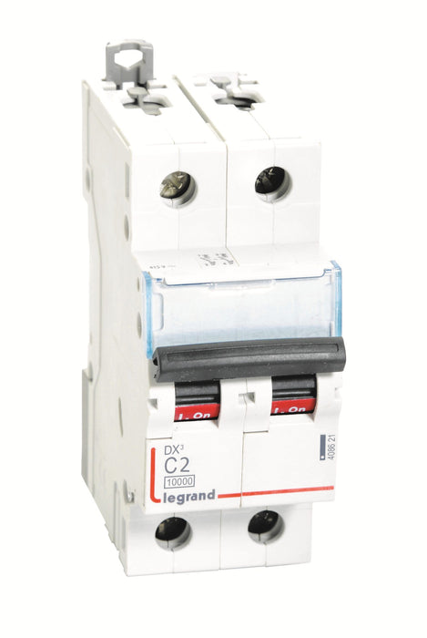 Legrand 408818 2A DP 6kA DC:500V DX3 MCB