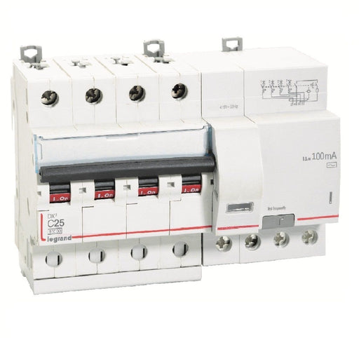 Legrand 411371 25A FP 100mA 10KA C~ AC:240415V DX3 RCBOs