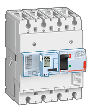 Legrand 420208 200 A 3 POLE DPX3 250 ICU 25 KA THERMAL MAGNETIC MCCB