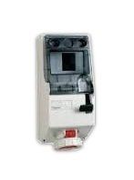 Legrand 56673 415V 32A 2P E IP66 WITH DIN RAIL FOR 5MOD PROT(56673)