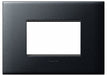 Legrand 575722 GRAPHITE COVER PLATE WITH FRAME 3 MODULE