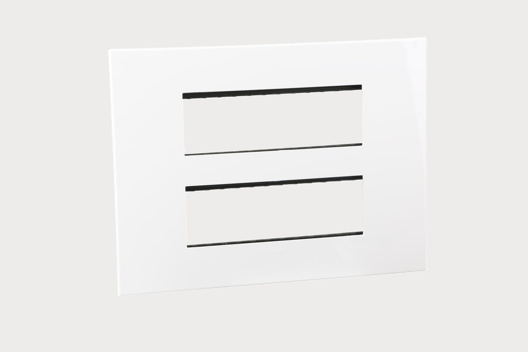 Legrand 575770 2 X6 MODULE WHITE COVER WITH FRAME ARTEOR PLATE