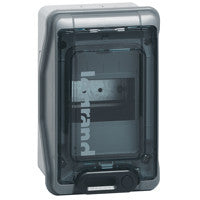 Legrand 601994 4 MODULE WEATHER PROOF BOX IP 65 IK 09 CLASS II COVER COLOR DARK GREY