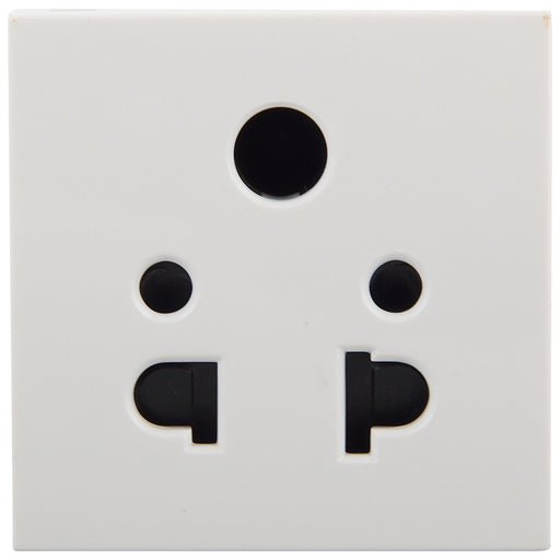 Legrand 573470(S) 6A 23 PIN 2MODULE UNIVERSAL INDIA ARTEOR SHUTTERED SOCKET