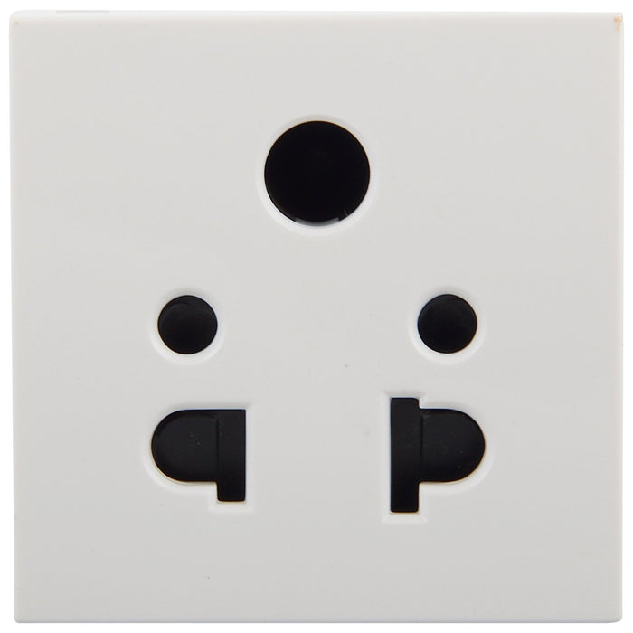 Legrand 573470(S) 6A 23 PIN 2MODULE UNIVERSAL INDIA ARTEOR SHUTTERED SOCKET