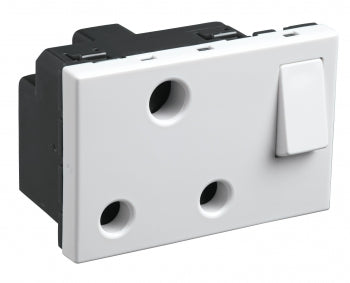 Legrand 673042 16A 3 PIN SWITCHED SOCKET 3 MODULE (Pack Of 5 Qty)