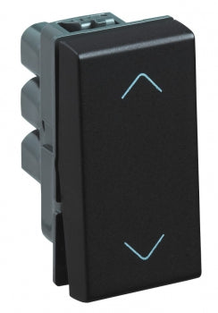 Legrand 673101 6A 2W 1 MODULE MYRIUS SWITCH BLACK MECHANISM